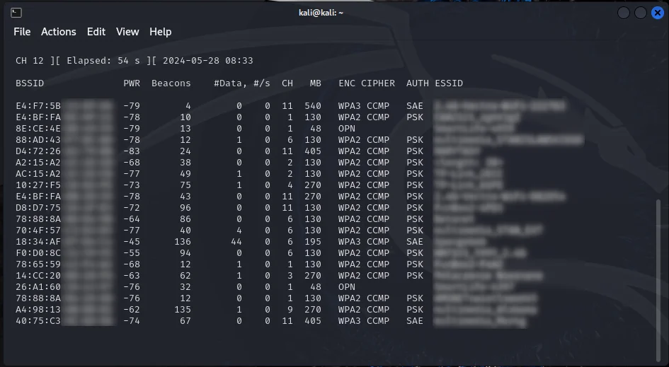 airodump-ng poradnik