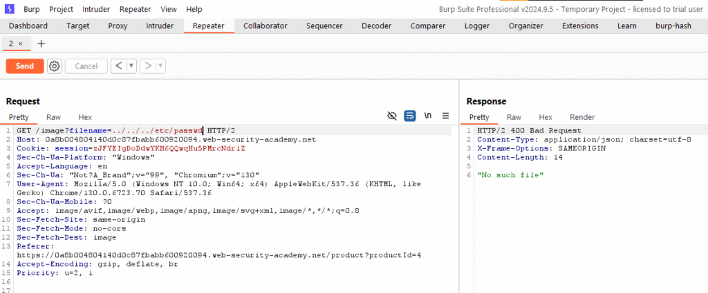 File path traversal, validation of file extension with null byte bypass